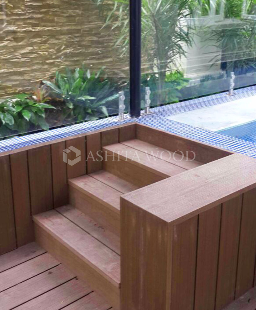 Toda Industries chuẩn bị bàn giao hạng mục sàn và ốp tường gỗ nhựa Ashita Wood tại biệt thự Hải Âu